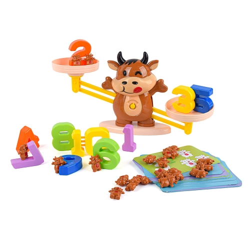 송아지 숫자 천칭 놀이