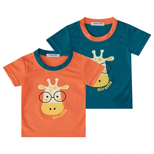 HOT 기린 반팔티(딥그린)