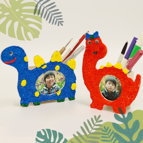 공룡 나무 연필꽂이(2인)