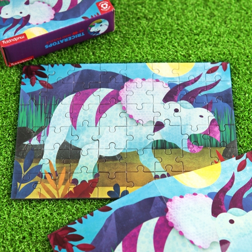[퍼즐]머드퍼피 트리케라톱스 48피스 미니퍼즐 / 4세이상