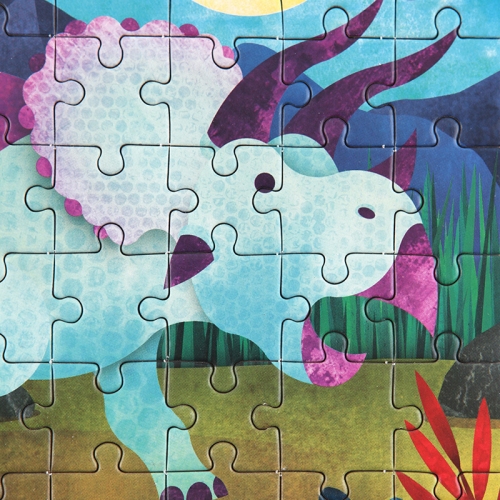 [퍼즐]머드퍼피 트리케라톱스 48피스 미니퍼즐 / 4세이상