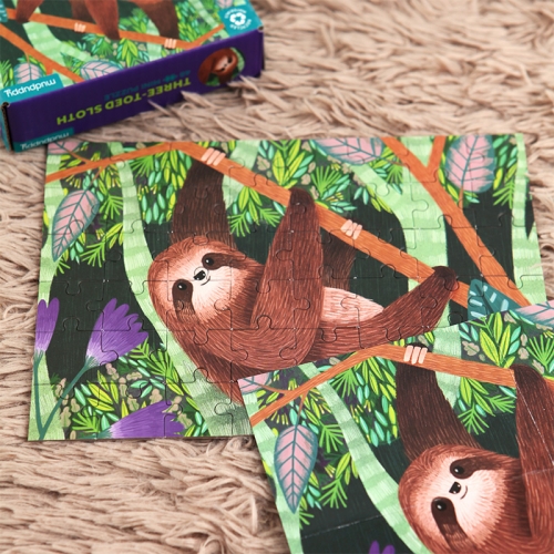 [퍼즐]머드퍼피 세발가락 나무늘보 48피스 미니퍼즐 / 4세이상