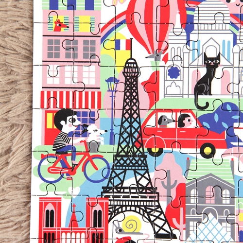 [퍼즐]머드퍼피 파리 48피스 미니퍼즐 / 4세이상