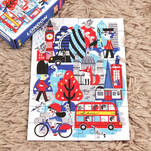 [퍼즐]머드퍼피 런던 48피스 미니퍼즐 / 4세이상