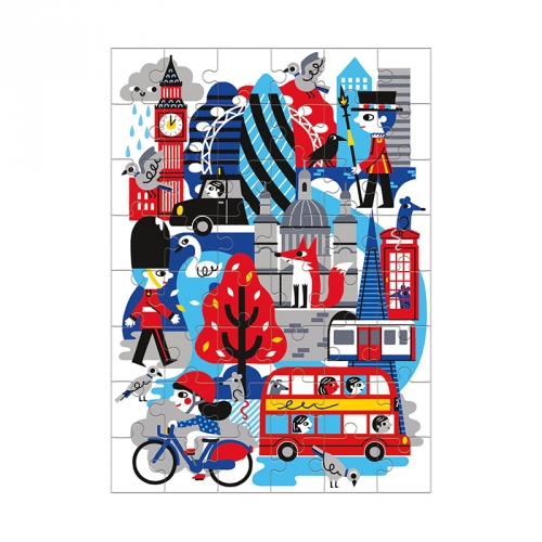 [퍼즐]머드퍼피 런던 48피스 미니퍼즐 / 4세이상