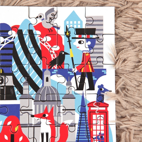 [퍼즐]머드퍼피 런던 48피스 미니퍼즐 / 4세이상