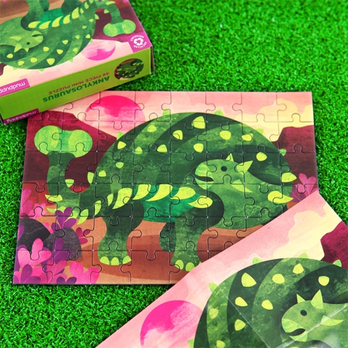 [퍼즐]머드퍼피 안길로사우루스 48피스 미니퍼즐 / 4세이상