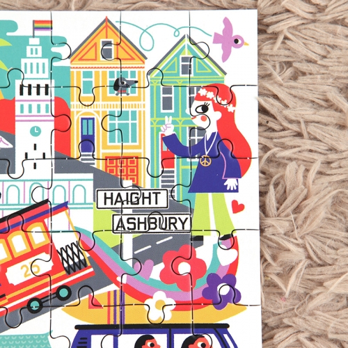 [퍼즐]머드퍼피 샌프란시스코 48피스 미니퍼즐 / 4세이상