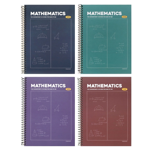 센터 2칸 수학연습장(3000원X4개)