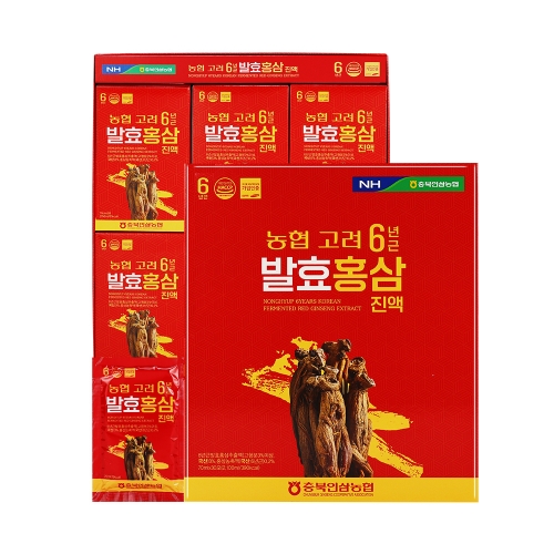 [충북인삼농협] 농협 고려6년근 발효홍삼진액 70ml x 30포