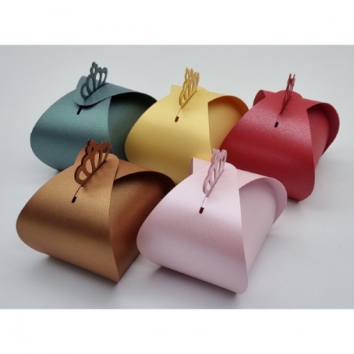 고급 마제스틱 지류 사용 크라운 선물상자