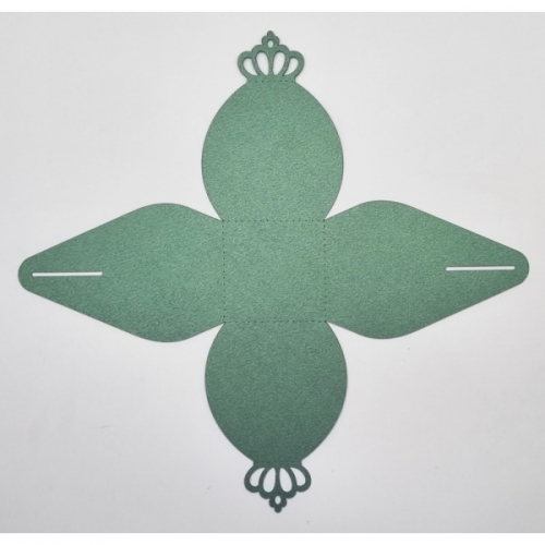 고급 마제스틱 지류 사용 크라운 선물상자