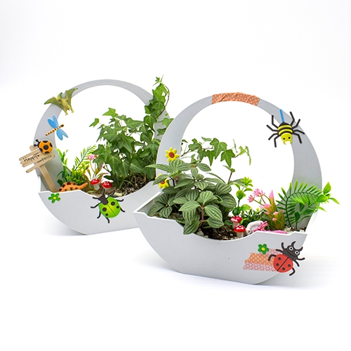 [만꾸] 식목일 가든 행잉화분(5인세트) 패키지