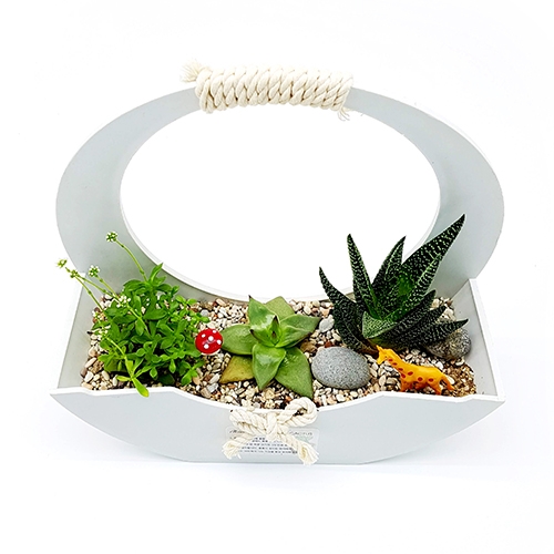 [만꾸] 식목일 가든 행잉화분(5인세트) 패키지