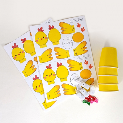 [탑키드] 만들기 움직이는 병아리 (4인용)