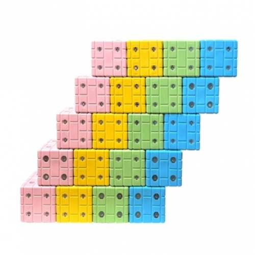 [두손] 소프트벽돌자석블럭정사각48P