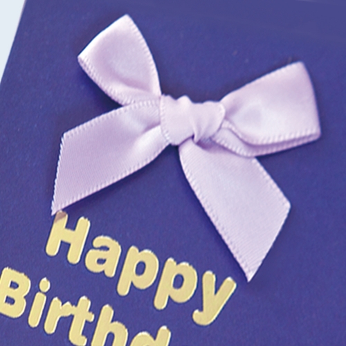 미니 리본 생일축하카드 리본카드 FT1044-1
