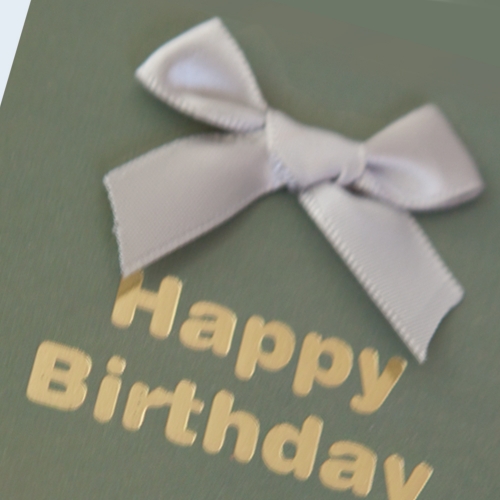 미니 리본 생일축하카드 리본카드 FT1044-3