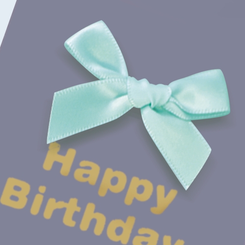 미니 리본 생일축하카드 리본카드 FT1044-4