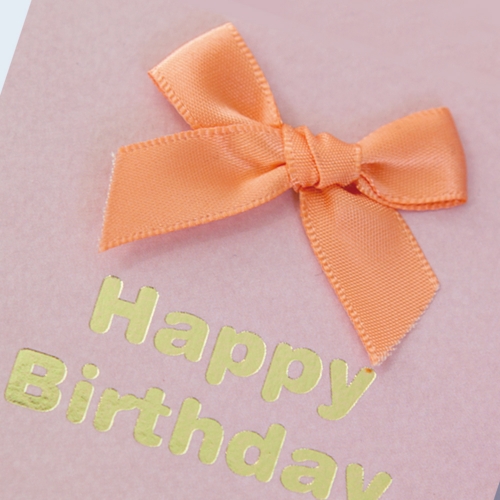 미니 리본 생일축하카드 리본카드 FT1044-5