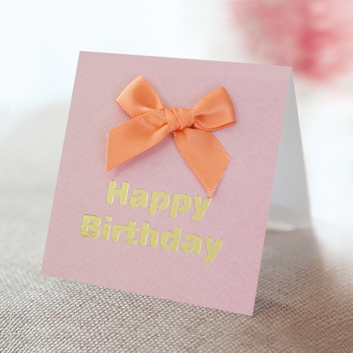 미니 리본 생일축하카드 리본카드 FT1044-5