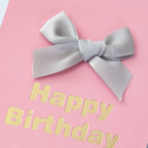 미니 리본 생일축하카드 리본카드 FT1044-6