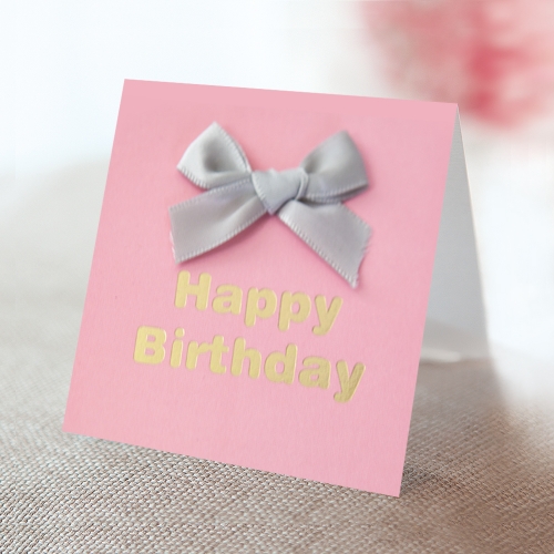 미니 리본 생일축하카드 리본카드 FT1044-6