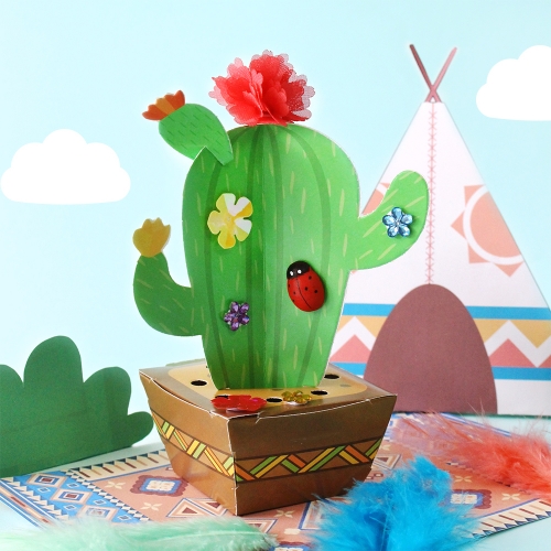 선인장 화분 방향제 5set