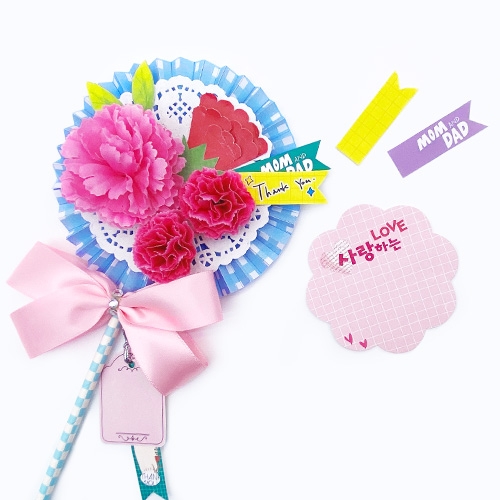 [만꾸] 사랑가득 카네이션 만들기 (1인용) 가정의달