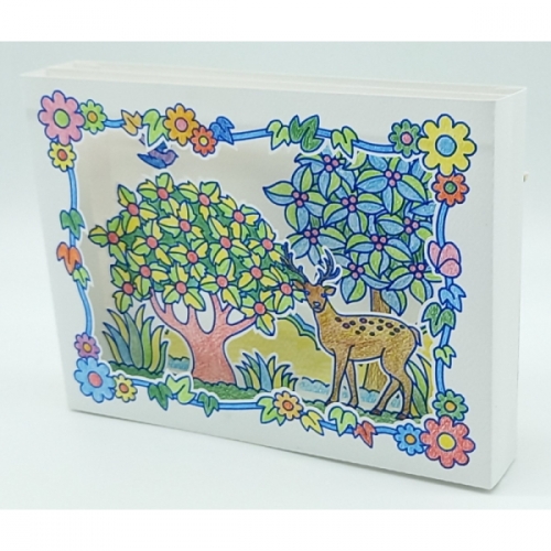 컬러링 디오라마 종이입체액자 입체액자만들기 봄풍경 가을풍경