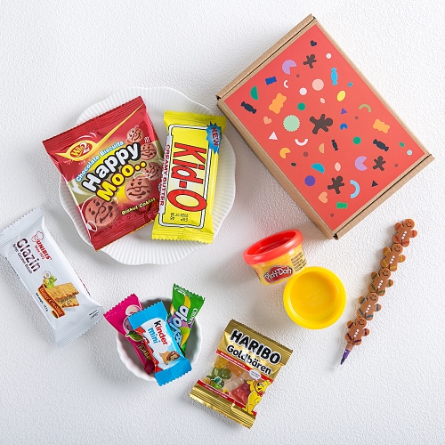 해피박스색연필구디백 어린이집 유치원 어린이날 선물 상자 간식