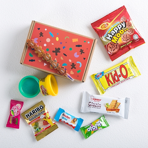 해피박스색연필구디백 어린이집 유치원 어린이날 선물 상자 간식