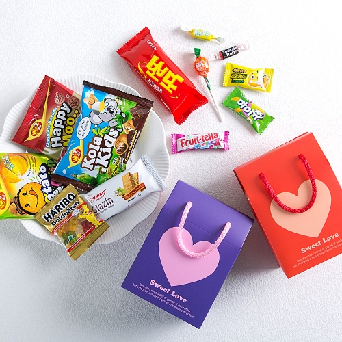 빵빵하트가방 어린이집 유치원 생일 답례품 구디백 어린이날 선물