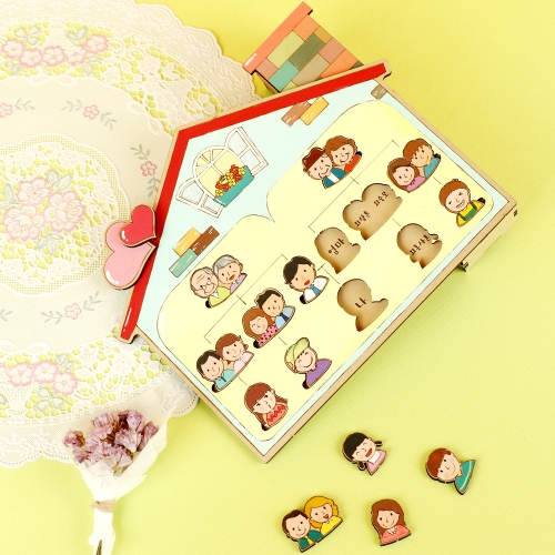 메이크문구 W045 우리가족소개