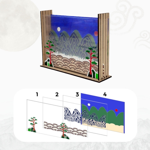 레이어 아트 만들기 DIY