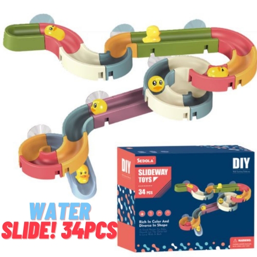 조립블럭 DIY 워터슬라이드