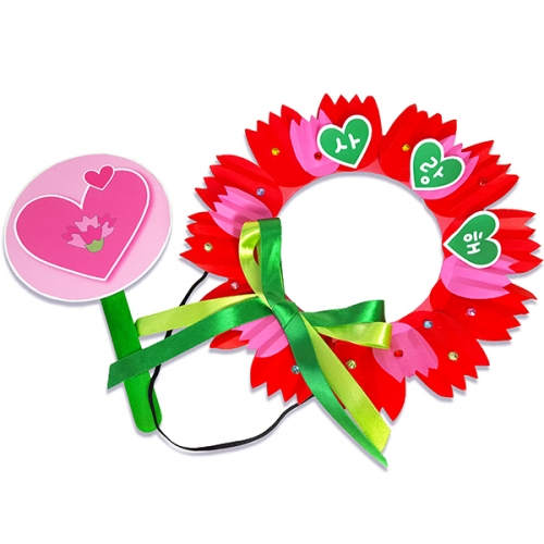 [탑키드] 만들기 내가 카네이션 + 손잡이 카드 (6인용)