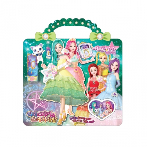 두드림 시크릿쥬쥬 워터 스티커 스케치 가방 B타입