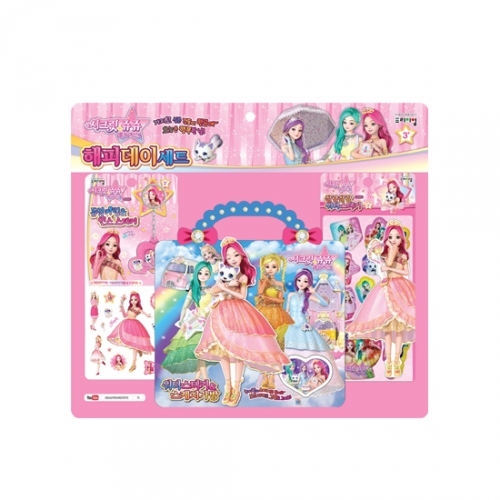 두드림 시크릿쥬쥬 워터 스티커 해피데이 세트 A타입