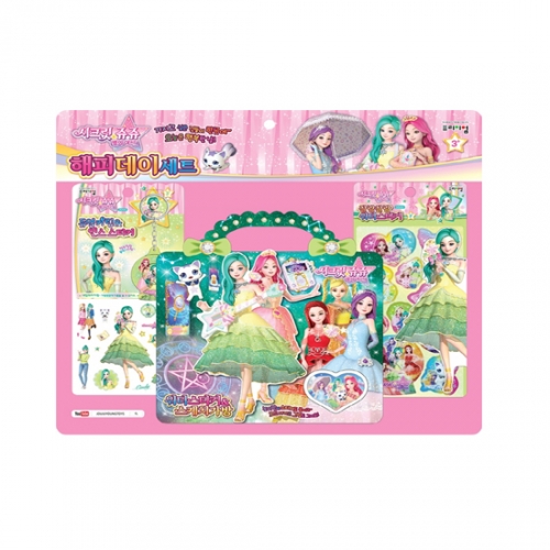 두드림 시크릿쥬쥬 워터 스티커 해피데이 세트 B타입