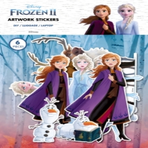 [두드림] 겨울왕국2 아트웍 스티커 - 엘사와안나 6종