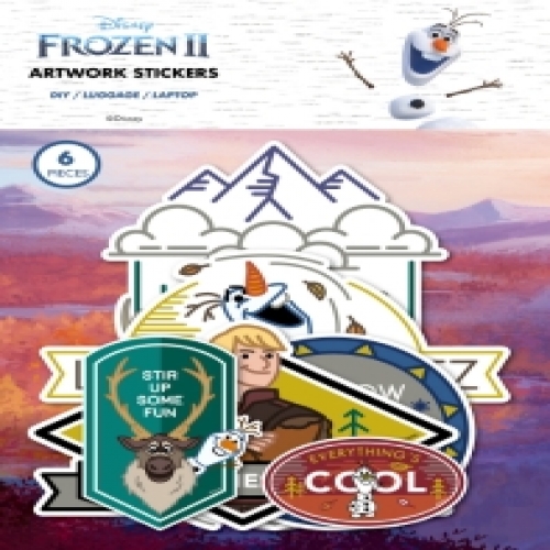 [두드림] 겨울왕국2 아트웍 스티커 - 올라프와친구들 6종