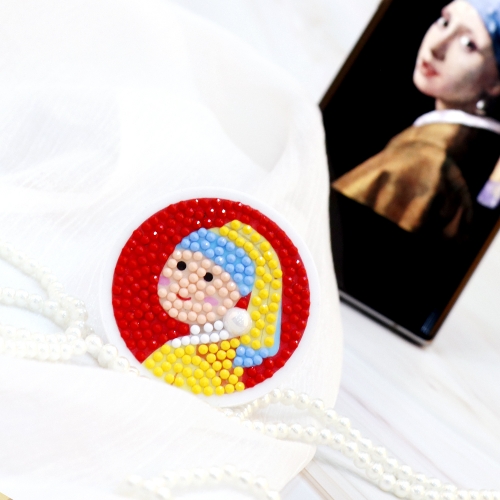 [메이크문구]스마트톡 보석십자수 05 진주소녀