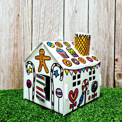 과자 놀이 집 만들기 식품용 종이 상자 집