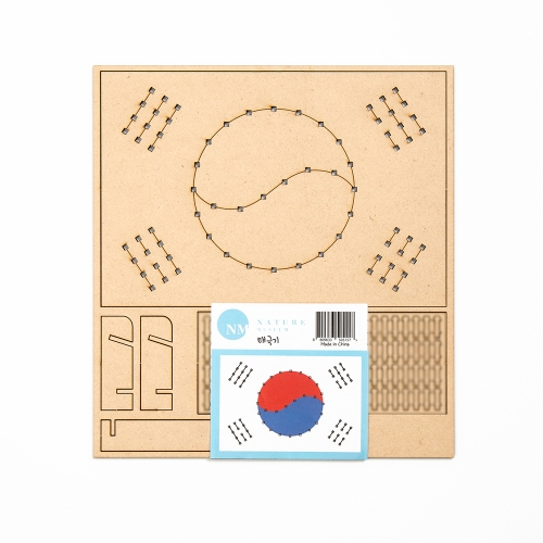 민화샵 스트링아트 도안 태극기만들기