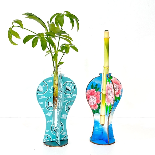 우드 화병 꽃병 만들기 DIY