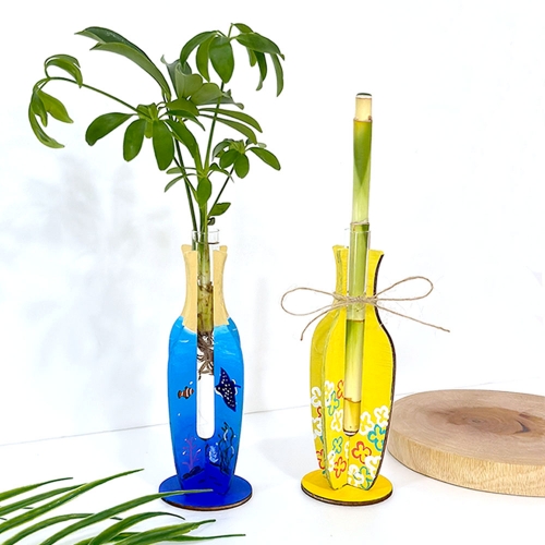 우드 화병 꽃병 만들기 DIY