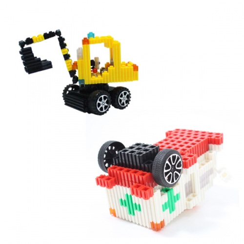 블럭용 자동차 바퀴세트