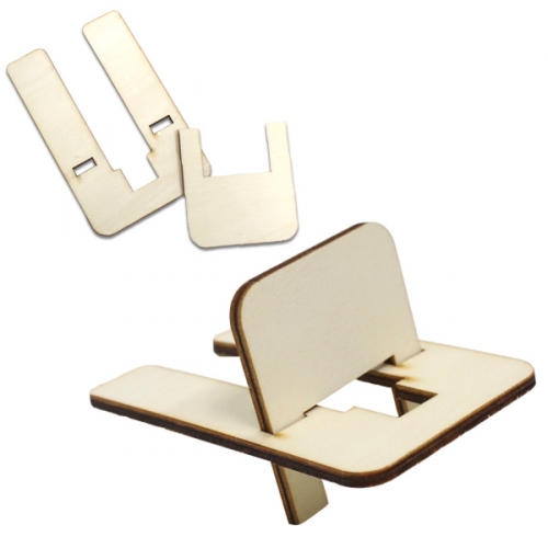 나무 폰 거치대 2세트