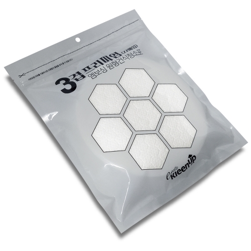 원형 물걸레청소기 전용 건식 3겹 청소포 22매_6팩 190mm 스윙 외